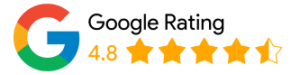 4.8 Star google customer rating - Globe Interiors Gold Coast